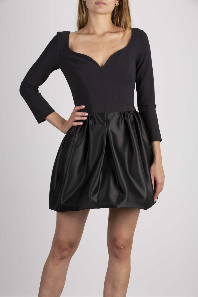 ELISABETTA FRANCHI-ABITO CORTO-EFAB40636E2 NERO