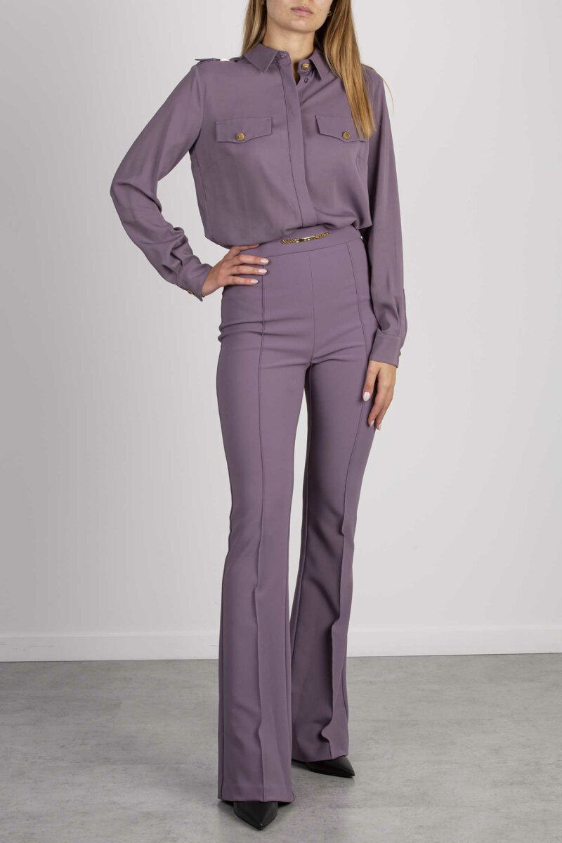 ELISABETTA FRANCHI-CAMICIA-EFCA02036E2 VIOLA