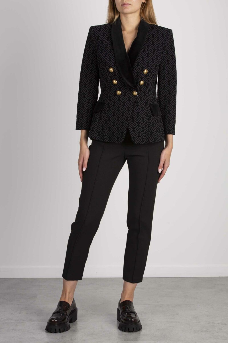 ELISABETTA FRANCHI-GIACCA-EFGI06736E2 NERO