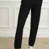 ELISABETTA FRANCHI-PANTALONE TRICOT-EFKP62S46E2 NERO