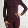 ELISABETTA FRANCHI-MAGLIA TRICOT-EFMK11B46E2 ROUGE