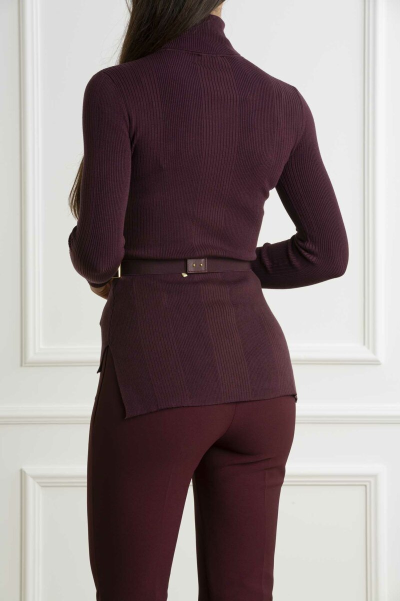 ELISABETTA FRANCHI-MAGLIA TRICOT-EFMK11B46E2 ROUGE