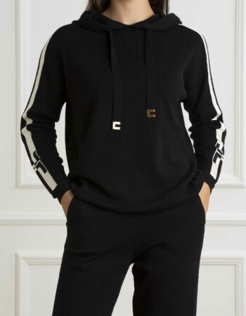 ELISABETTA FRANCHI-MAGLIA TRICOT-EFMK54S46E2 NERO