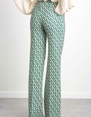 ELISABETTA FRANCHI-PANTALONE-EFPA00826E2 SMERALDO