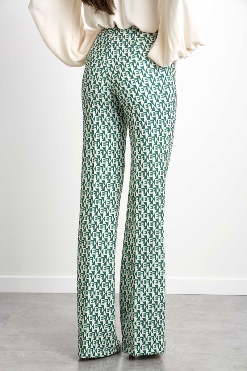 ELISABETTA FRANCHI-PANTALONE-EFPA00826E2 SMERALDO