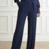 ELISABETTA FRANCHI-PANTALONE-EFPA026446E2 NAVY
