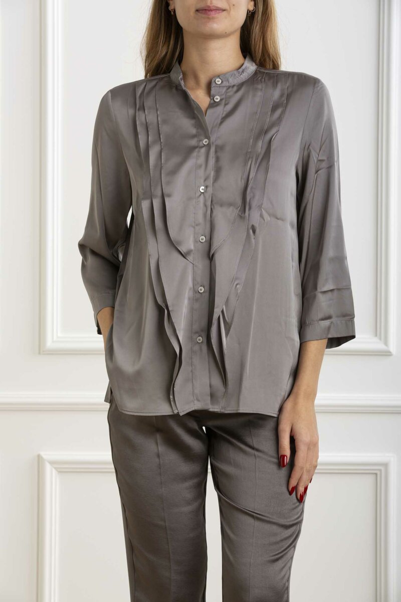 EMME MARELLA-CAMICIA ANICE-EMANICE GRIGIO