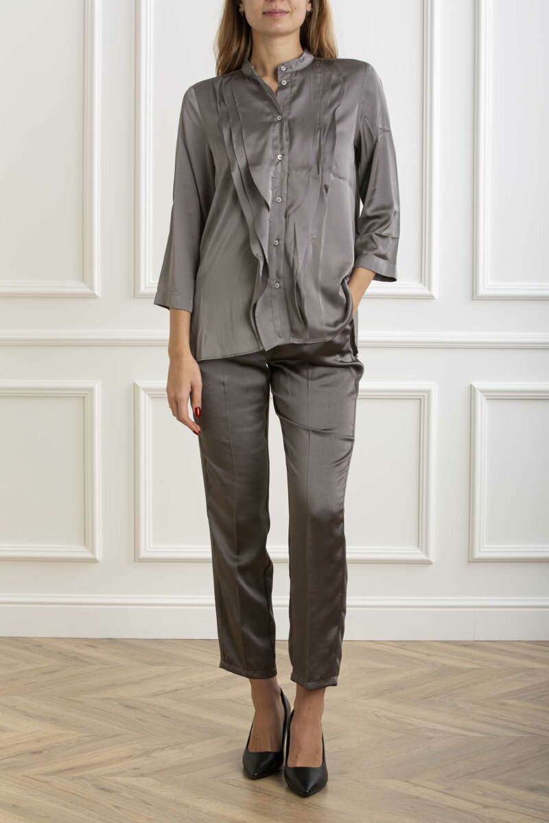 EMME MARELLA-CAMICIA ANICE-EMANICE GRIGIO