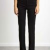 EMME MARELLA-PANTALONE IN JERSEY PUNTO MILANO STRETCH-EMELFO NERO