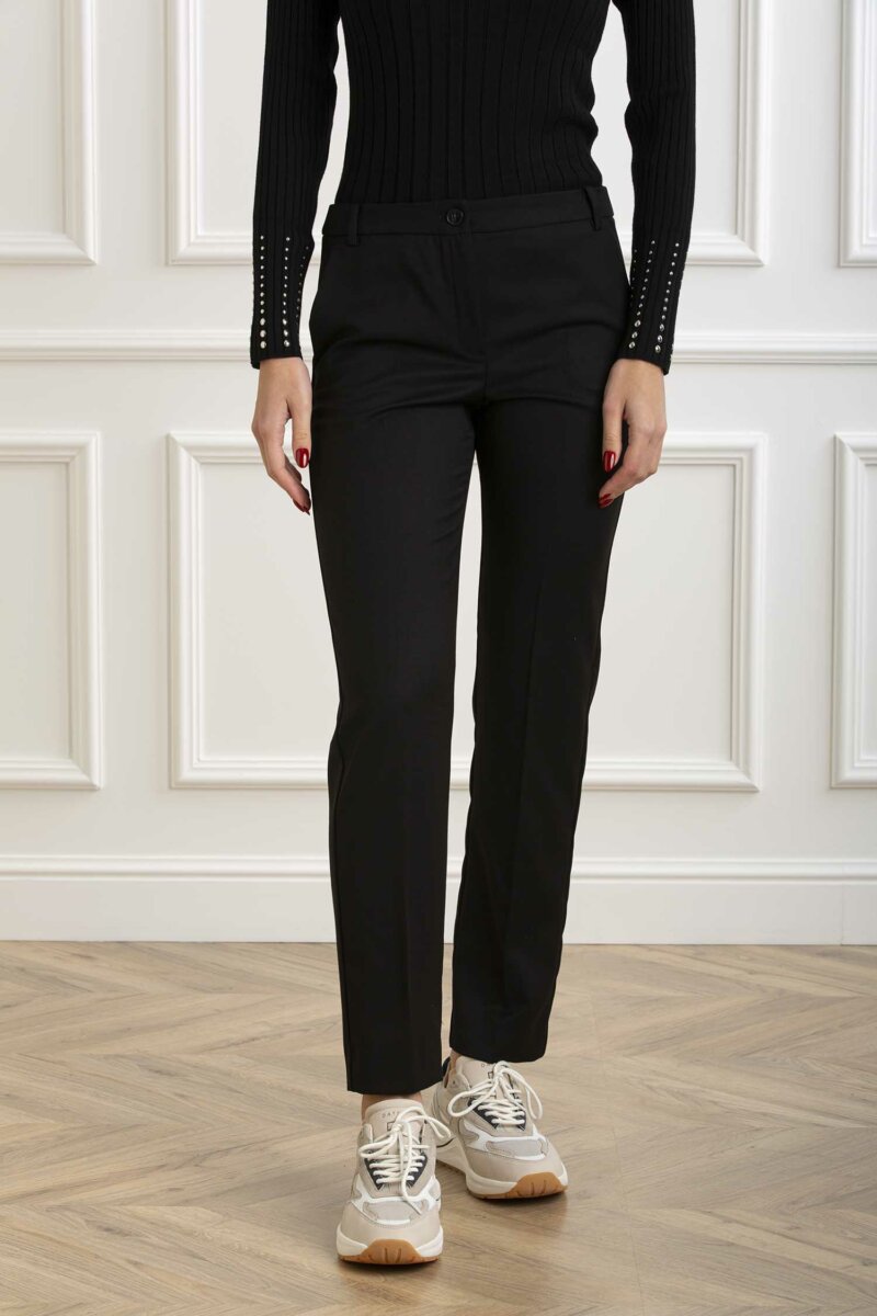 EMME MARELLA-PANTALONE ENZA2-EMENZA2 NERO