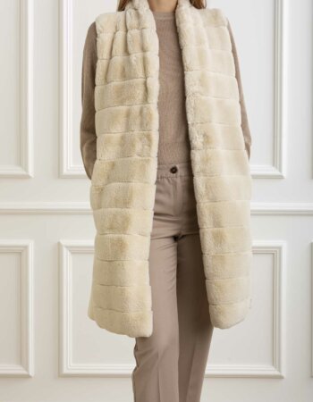 EMME MARELLA-CAPPOTTO SMANICATO-EMPIANOSA AVORIO
