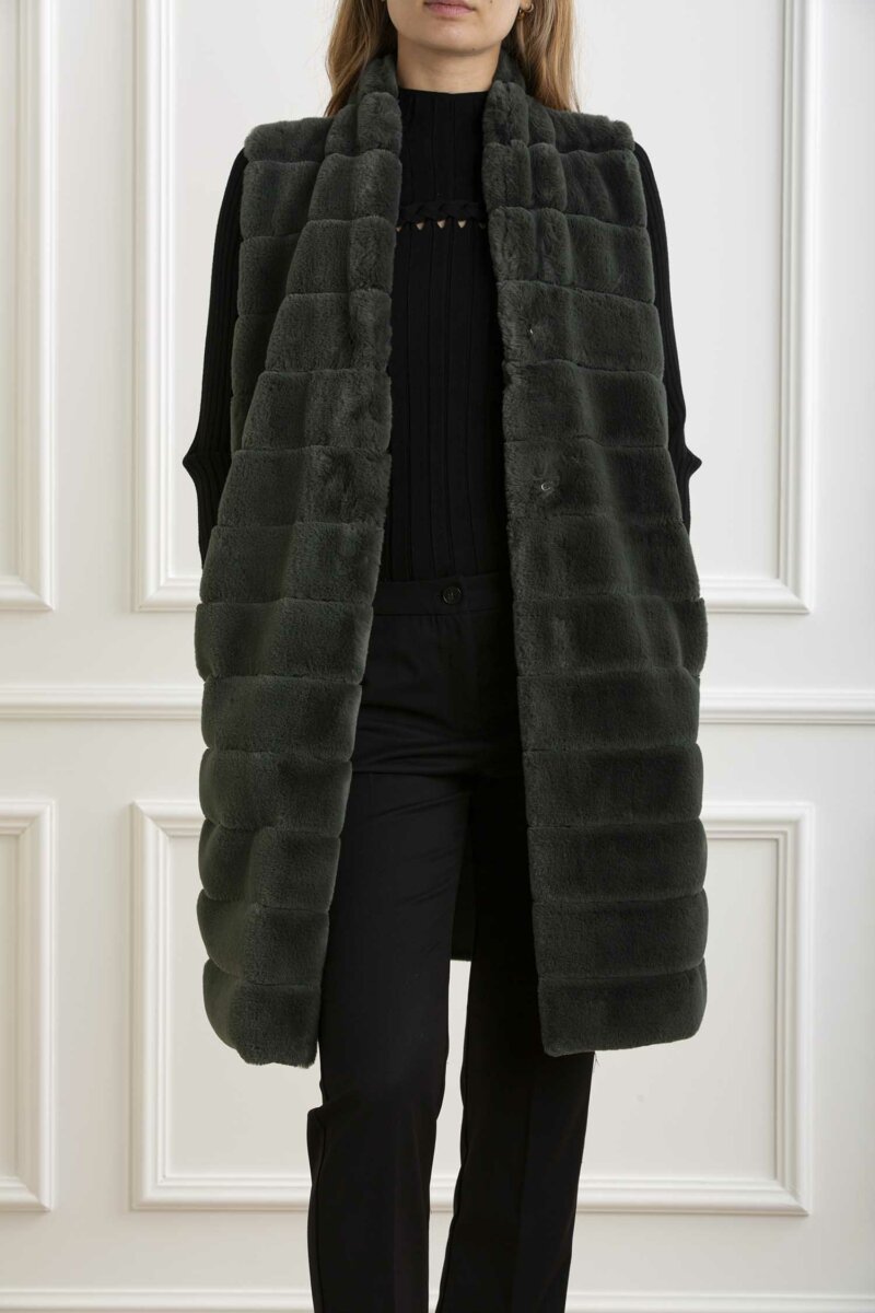 EMME MARELLA-CAPPOTTO SMANICATO-EMPIANOSA VERDE