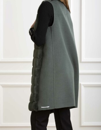 EMME MARELLA-CAPPOTTO SMANICATO-EMPIANOSA VERDE