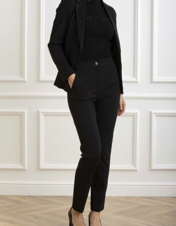 EMME MARELLA-PANTALONE IN JERSEY-EMPIA NERO