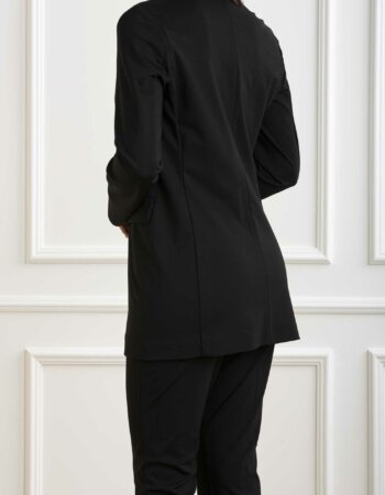 EMME MARELLA-GIACCA IN JERSEY VALENTE-EMVALENTE NERO