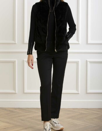 EMME MARELLA-GILET IMBOTTITO VIVY-EMVIVY NERO
