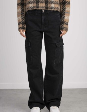 7 FOR ALL MANKIND-JEANS CARGO TESS COLLIDE-FORJSCSC310CO BLACK