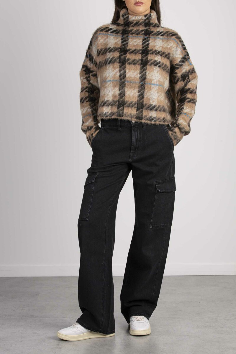 7 FOR ALL MANKIND-JEANS CARGO TESS COLLIDE-FORJSCSC310CO BLACK