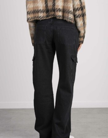 7 FOR ALL MANKIND-JEANS CARGO TESS COLLIDE-FORJSCSC310CO BLACK