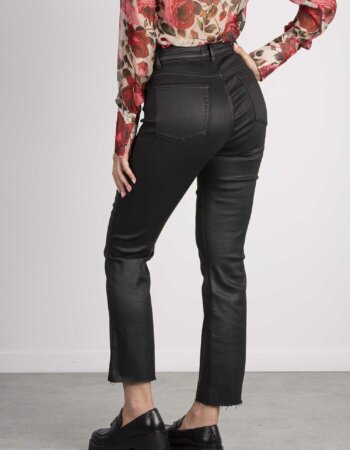7 FOR ALL MANKIND-HW SLIM KICK COATED SLIM ILLUSION-FORJSHSV500BL BLACK
