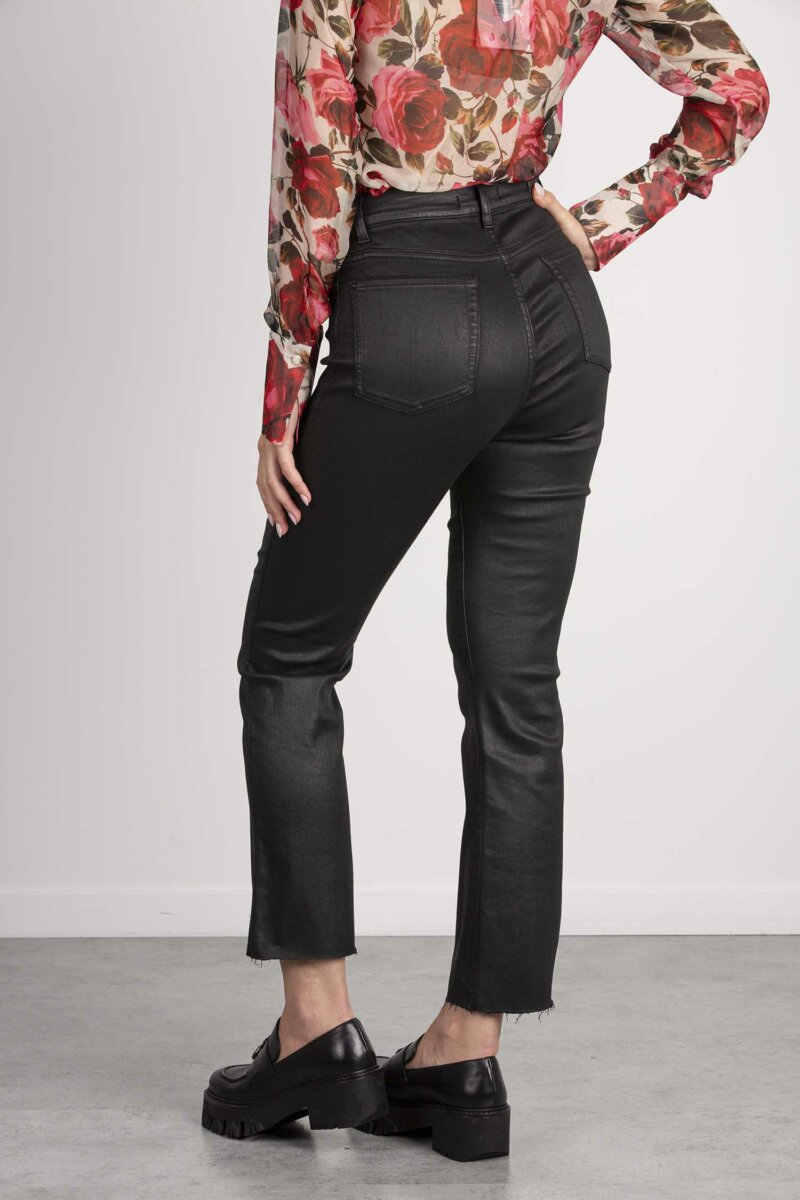 7 FOR ALL MANKIND-HW SLIM KICK COATED SLIM ILLUSION-FORJSHSV500BL BLACK