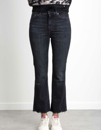 7 FOR ALL MANKIND-JEANS TROMBETTA HIGH WAIST-FORJSWBC340SS NERO
