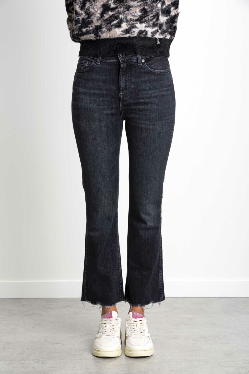 7 FOR ALL MANKIND-JEANS TROMBETTA HIGH WAIST-FORJSWBC340SS NERO