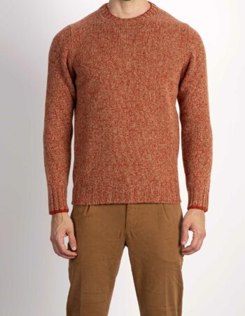 GRAN SASSO-MAGLIA GIROCOLLO-GR1015825701 MATTONE