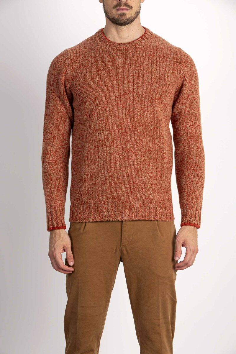 GRAN SASSO-MAGLIA GIROCOLLO-GR1015825701 MATTONE