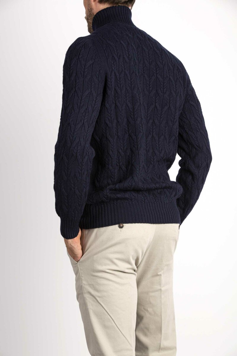 GRAN SASSO-MAGLIA DOLCEVITA-GR1316614271 NAVY