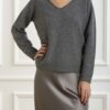GRAN SASSO-MAGLIA PULLOVER C/PAILLETTES-GR1420133000 GRIGIO