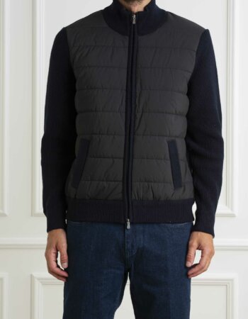 GRAN SASSO-GIUBBINO M/L ZIP C/NYLON-GR2311825022 BLU