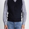 GRAN SASSO-GILE SCOLLO V UOMO MERINOS-GR5512714290 BLU