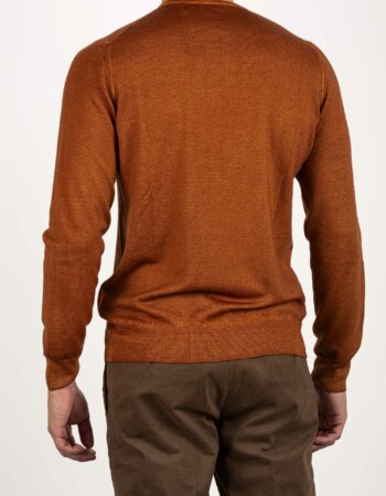 GRAN SASSO-MAGLIA GIROCOLLO-GR5516722792A23 MATTONE