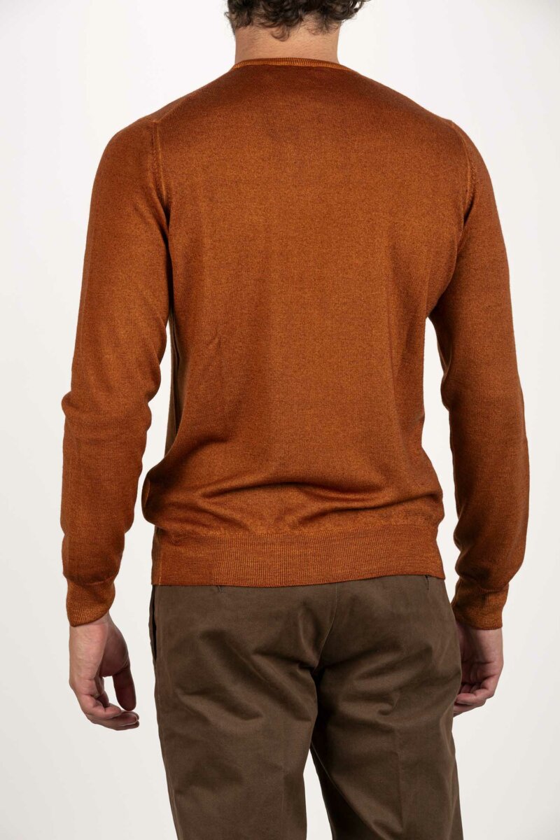 GRAN SASSO-MAGLIA GIROCOLLO-GR5516722792A23 MATTONE