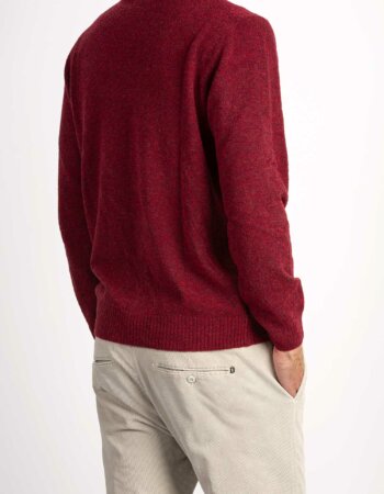 GRAN SASSO-MAGLIA GIROCOLLO-GR5716724001 BORDEAUX