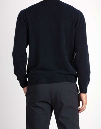 GRAN SASSO-MAGLIA GIROCOLLO-GR5716724001 NERO