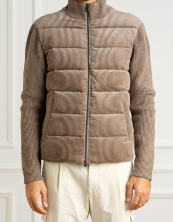 HARMONT & BLAINE-BOMBER IN VELLUTO IN PIUMA-HAK0M2280406091 LONTRA