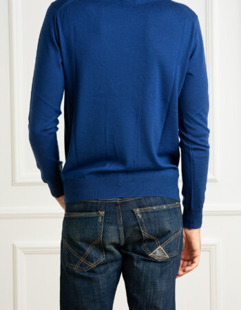 HOSIO-MAGLIA GIRO F16 MERINOS-HO24100M01A4 BLUCINA
