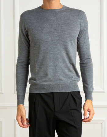 HOSIO-MAGLIA GIRO F16 MERINOS-HO24100M01A4 GREYMEL