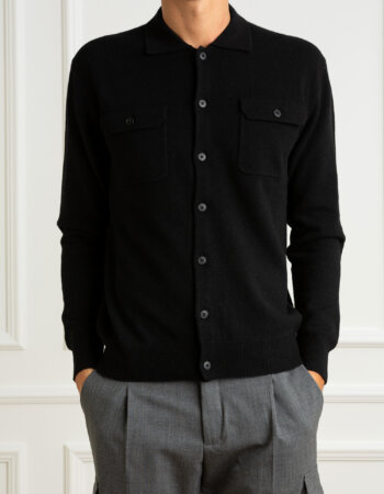 HOSIO-GIACCA CAMICIA F12-HO24113M36 BLACK
