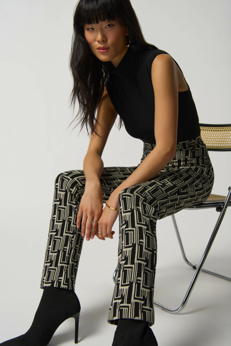 JOSEPH RIBKOFF-PANTALONE FANTASIA-JOS233251 NERO