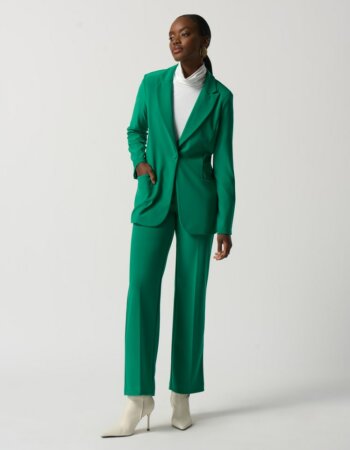 JOSEPH RIBKOFF-PANTALONI GAMBA LARGA-JOS233277 GREEN