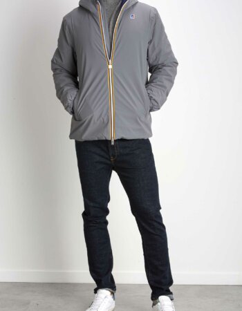 K-WAY-GIUBBINO UOMO JACQUES WARM D.-KWK111JKW GREYMD