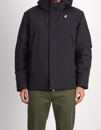 K-WAY-GIUBBINO JACK RIPSTOP PRIME MARMOTTA-KWK3127RW BLACK