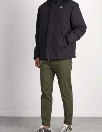 K-WAY-GIUBBINO JACK RIPSTOP PRIME MARMOTTA-KWK3127RW BLACK