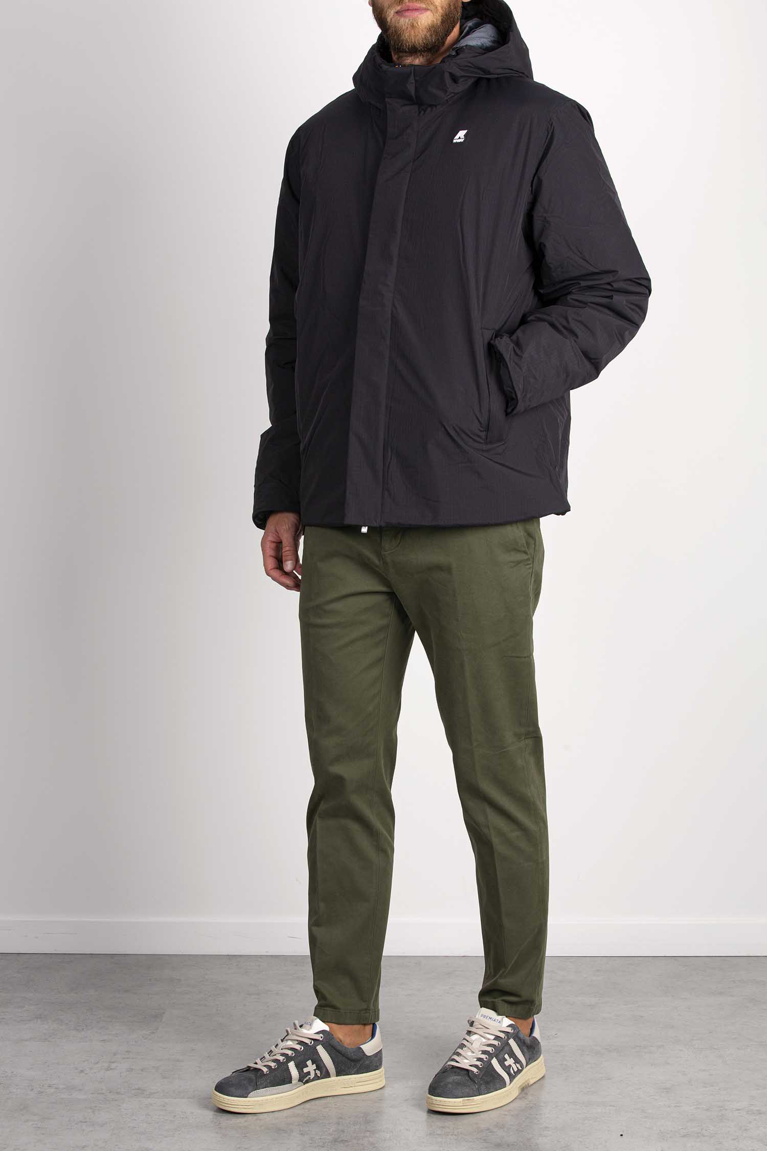 K-WAY GIUBBINO JACK RIPSTOP PRIME MARMOTTA Uomo K-WAY-GIUBBINO JACK RIPSTOP PRIME MARMOTTA-KWK3127RW BLACK