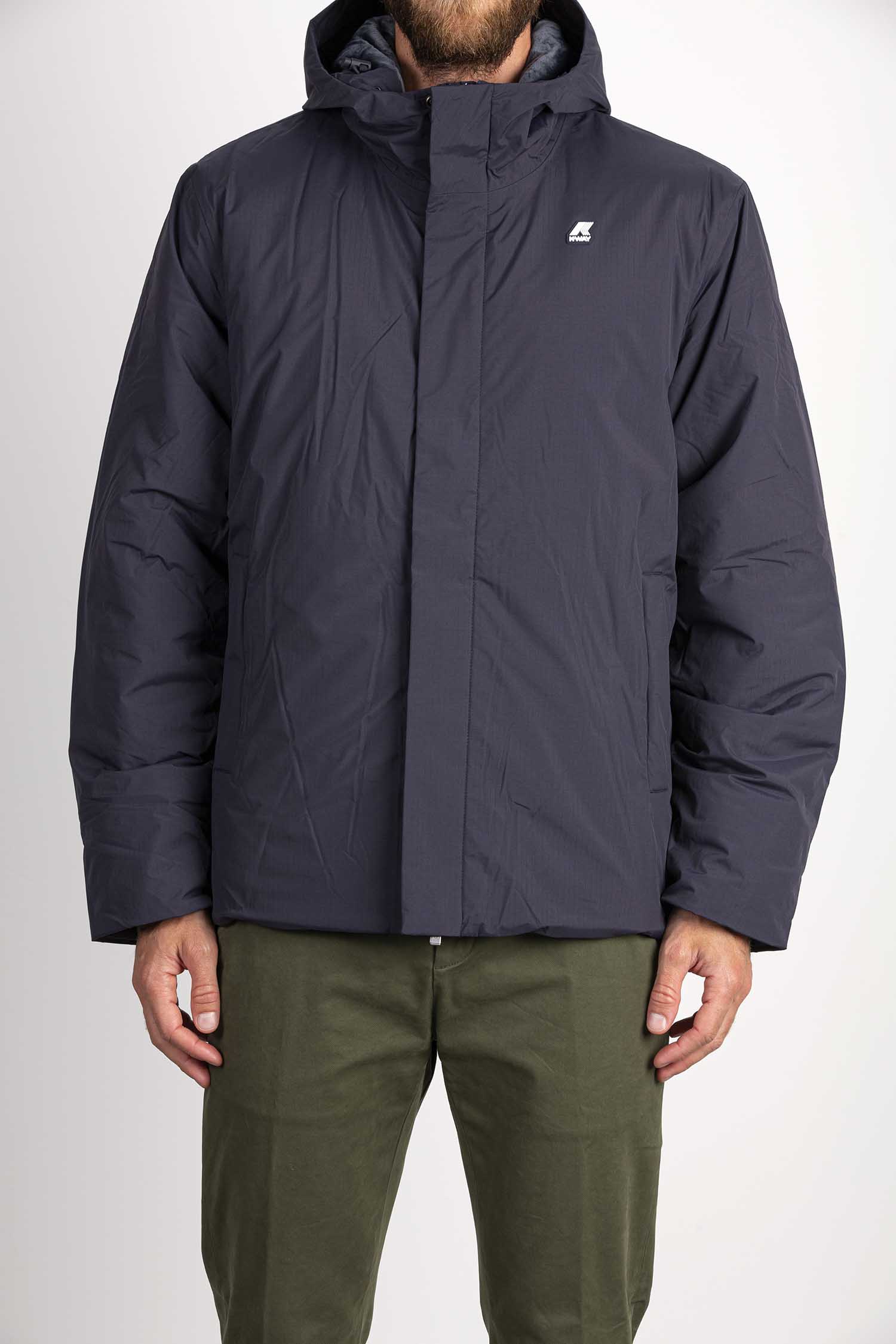 K-WAY GIUBBINO JACK RIPSTOP PRIME MARMOTTA Uomo K-WAY-GIUBBINO JACK RIPSTOP PRIME MARMOTTA-KWK3127RW BLUE