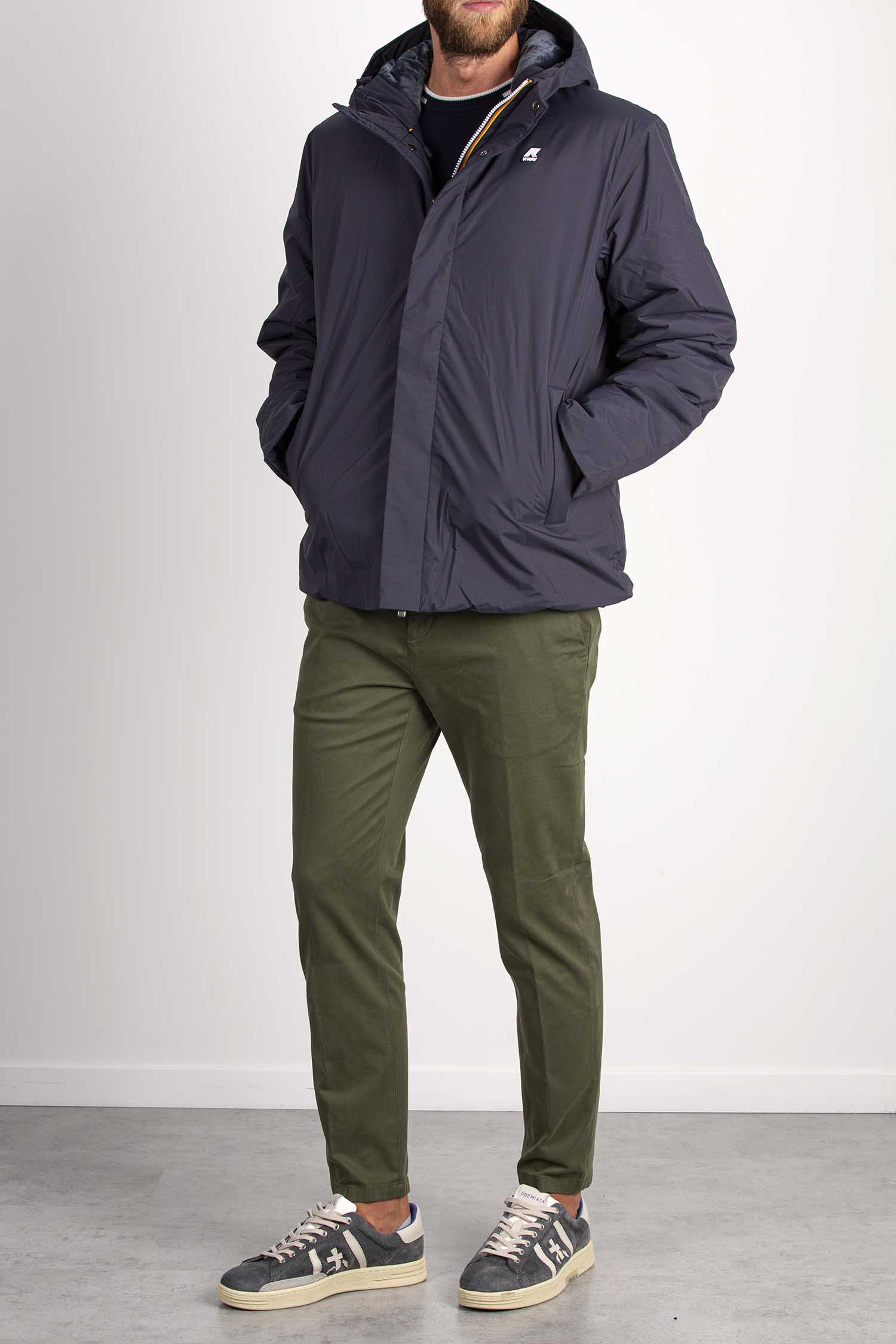 K-WAY GIUBBINO JACK RIPSTOP PRIME MARMOTTA Uomo K-WAY-GIUBBINO JACK RIPSTOP PRIME MARMOTTA-KWK3127RW BLUE