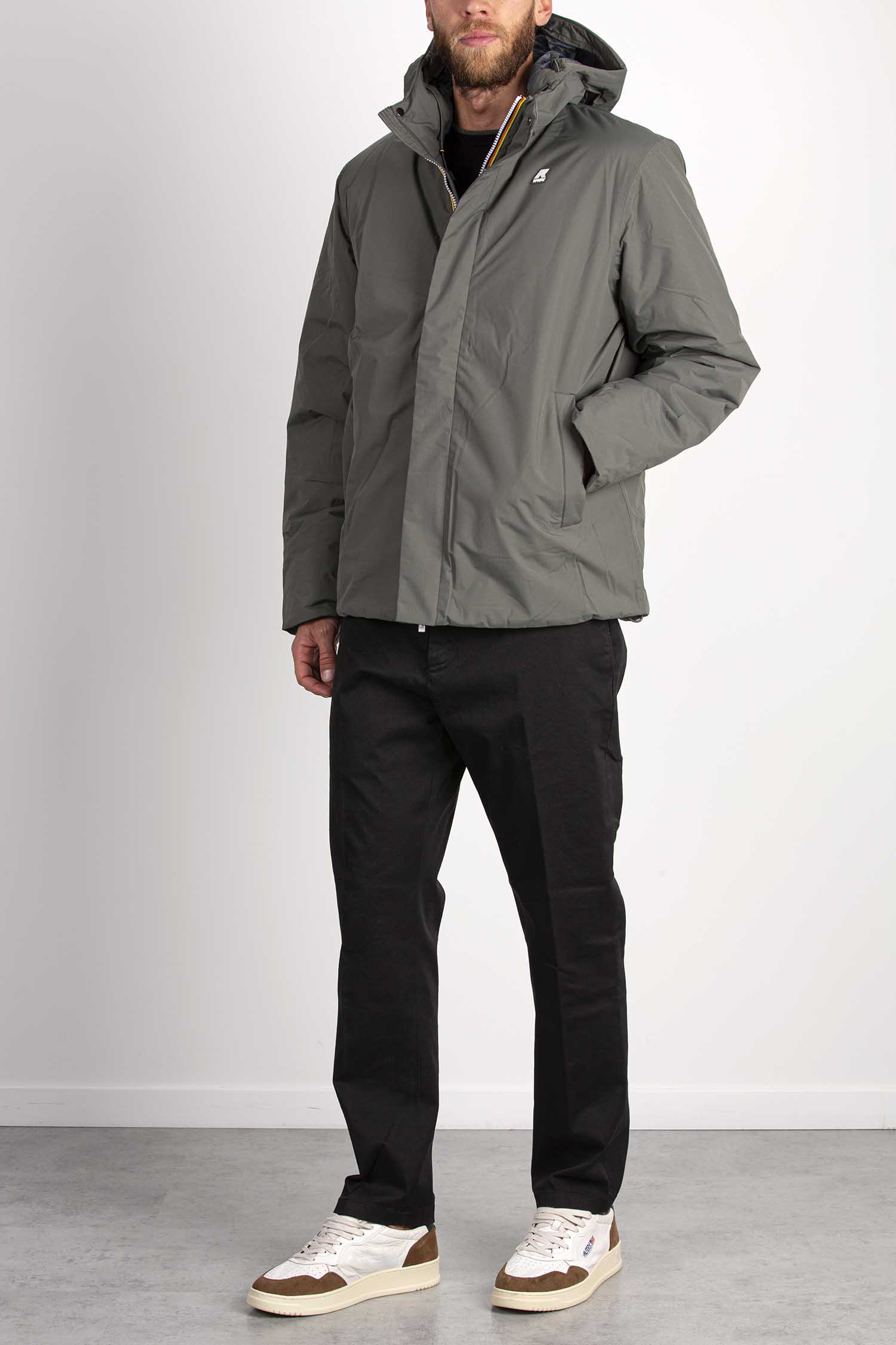 K-WAY GIUBBINO JACK RIPSTOP PRIME MARMOTTA Uomo K-WAY-GIUBBINO JACK RIPSTOP PRIME MARMOTTA-KWK3127RW GREEN